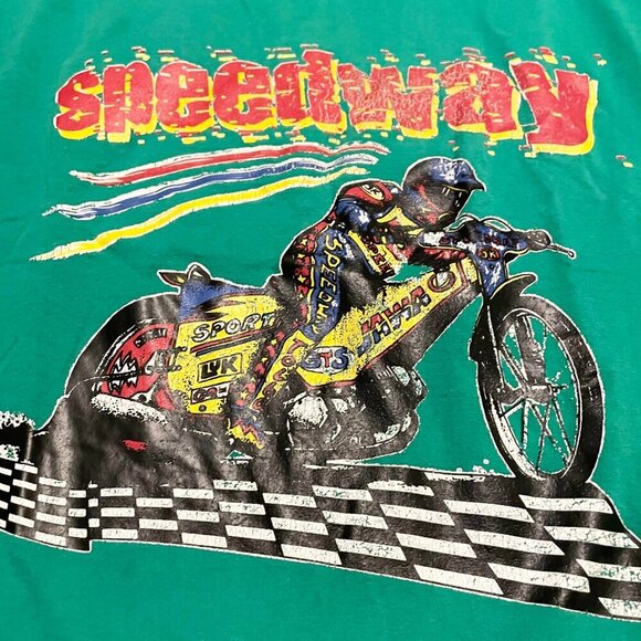 Speedway Kids Tshirt Size 7-8 Motorcycle Shirt - Picture 2 of 16
